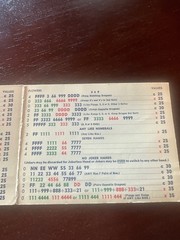 1983-84 Mah Jongg Card/Rule Standard Print