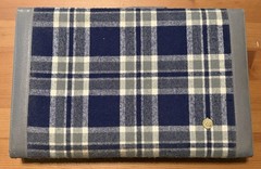 Vintage Aries Of Beverly Hills Travel Blue Velvet Backgammon Board (no manual)