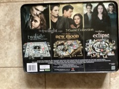 Twilight Saga 3 Game Collection Movie Board Games New Moon Eclipse Collector Tin