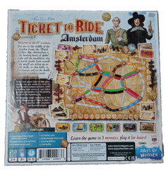 Ticket to Ride Amsterdam Board Game Tabletop Strategy Standalone Trains Wonder