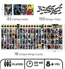 DC Batman Family Bingo By Aquarius 2-18 Players 30-60 Minutes Age 8+