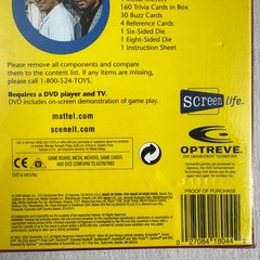 Mattel TV Scene It? The DVD Game 2005 Trivia Board Game New Sealed G7270