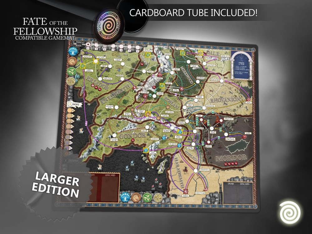 Lord of the rings Fate of the Fellowship (giant size compatible playmat)