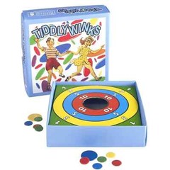 TIDDLY WINKS Game Plastic Disc Retro vtg (1950’s Style)