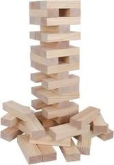 Outdoor Games Giant Tumble Tower (Stacks to 4+ Feet), Large Tumbling Timber, …