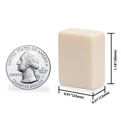 Yellow Mountain Imports American Mahjong Set, 21.7 x 10.6 x 3 inches, Mojave