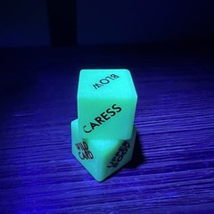 VTG Glow in the Dark Sex Dice Adult Game Kama Sutra Couples Bachelorette Gift