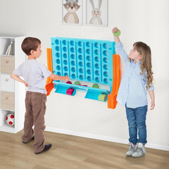 Giant 4-In-A-Row, Wall Mounted & Tabletop Four Connect Game, Indoor Outdoor Boar
