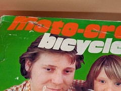 Vintage Woolworth / Tomy Moto Cross Bicycle Racing Game in Original Box