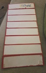 Vintage Korean Pung Poong Game Board With Vintage Print Graphics