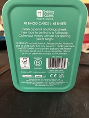 Talking Tables Pocket Bingo Travel Size Tin Game 48 Cards 2+ Players Ages 7+
