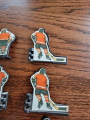 Coleco NHL Stanley Cup Hockey Table Top Replacement Players Flyers Set Of 6