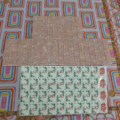 Pink Pearls Floral Mahjong Set Of Tiles American Mahjong Beautiful Oh My Line