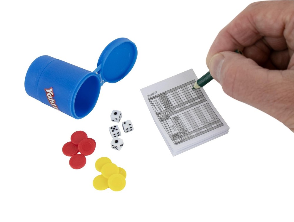 World’s Smallest Yahtzee Game Pocket Sized Fun for All Ages Travel Party Game