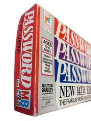 Milton Bradley Password 14th Edition Word Association Vintage Complete 1970