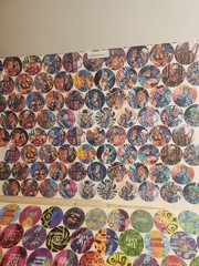 10 Sheets UnPunched Pogs Milk Caps Game Cap club, presidents + bonus boards