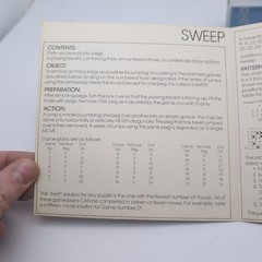 Vintage 1973 Springbok Board Puzzle Game – SWEEP – w/ All Pieces & Manual NICE