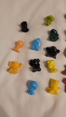 Lot 36 Gogo’s Crazy Bones Various Colors & Series – Satori – Translucent, Used