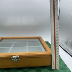 Wooden Box Tic Tac Toe Game & Mirrored Table Decor