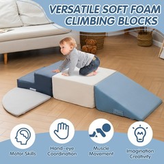 Capakids Foam Climbing Blocks 4 Pcs Toddlers 1-3 Years Indoor Toys