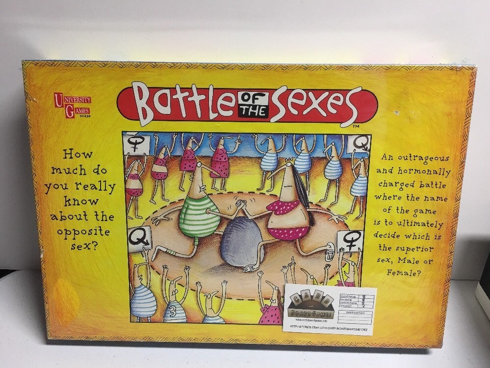 Battle of the Sexes Board Game University Games Male Female Opposite Sex