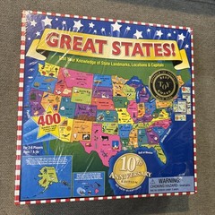 GREAT STATES Board Game 10th Anniversary Edition – Brand New – Unopened