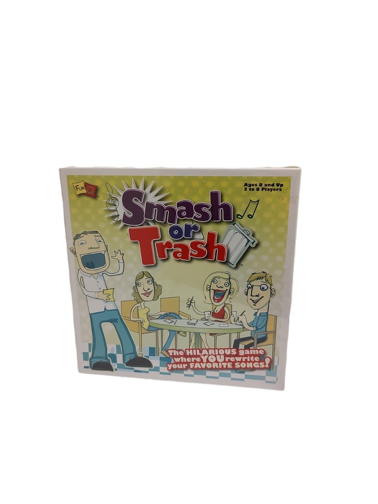 SMASH OR TRASH GAME 3 to 8 Players Ages 8 and up Brand NEW Sealed