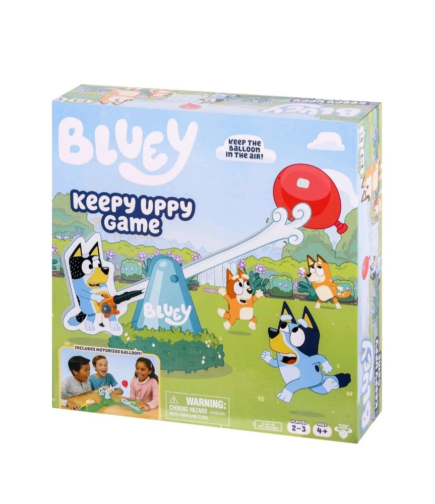 Bluey Keepy Uppy Game Motorized Balloon Tabletop Fun for Kids Family Game Night