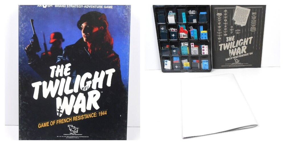The Twilight War Boxed Set French Resistance Punched 1984 TSR 3005 Complete