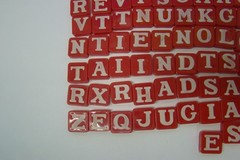 VTG Parkers Brothers Inc Anagrams & Letters, 93 Plastic Tiles – crafting