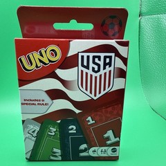 Mattel Games UNO US Men’s National Team Card Game for Kids, Adults & Family with