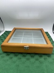 Wooden Box Tic Tac Toe Game & Mirrored Table Decor