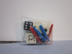 Vintage Magnetic Travel Game Set w/ Pieces Compact Folding Board Portable New