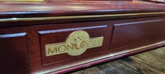 Monopoly Luxury Edition Wood Game Board 1991-Please Read Description