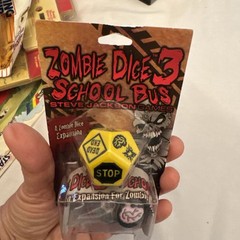 Zombie Dice 3 School Bus Game Expansion From Steve Jackson Games