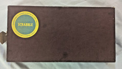 Vintage Scrabble Game 1948/1953 Selchow & Righter Complete 100 Tiles 4 Holders
