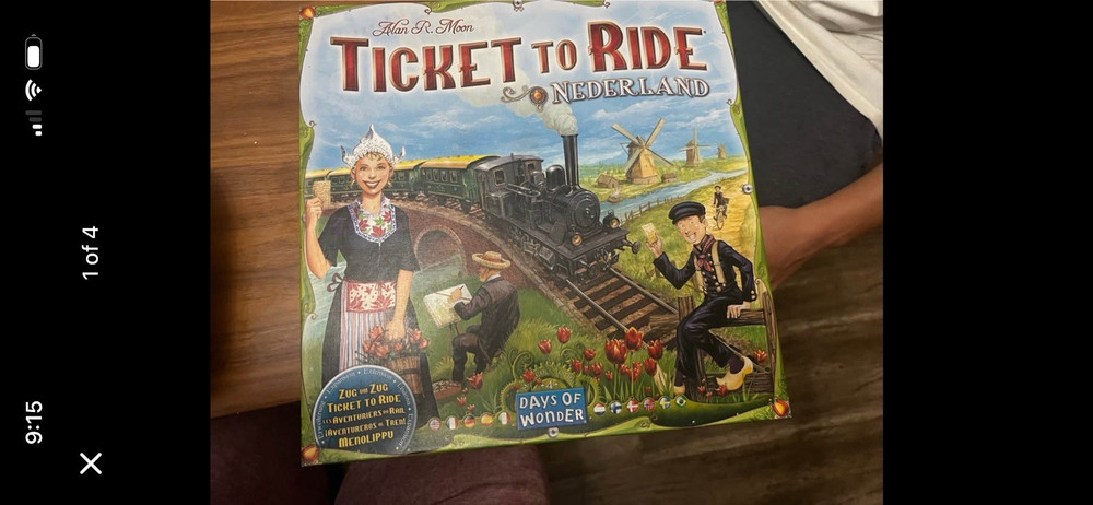 Days of Wonder Ticket to Ride Nederland Train Board Game 2+ Players Ages 8+