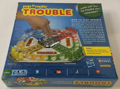 Pop-O-Matic Trouble Board Game – Family Game Night Kids Adults Original Classic