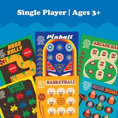 Original Waterfuls Classic Handheld Water Game – 6 Interchangeable Back Panels