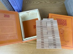 Vintage Linen Bookshelf Game Edition 7 Pack Bundle WS Game Company Open Box