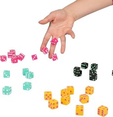 TENZI PARTY PACK COMBO Dice Game 6 Sets of 10 w Storage Case Colors Will Vary