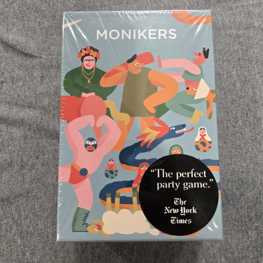 Monikers – A Party Card Game by CMYK Games, 2021 – New & Sealed
