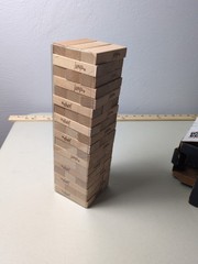 Vintage 1986 Milton Bradley Jenga Block Stacking Game Fully Complete & Excellent