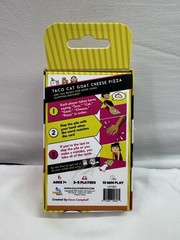 Taco Cat Goat Cheese Pizza Card Game 2022 Family Fun Ages 8+ Players 2-8 Pre-Own