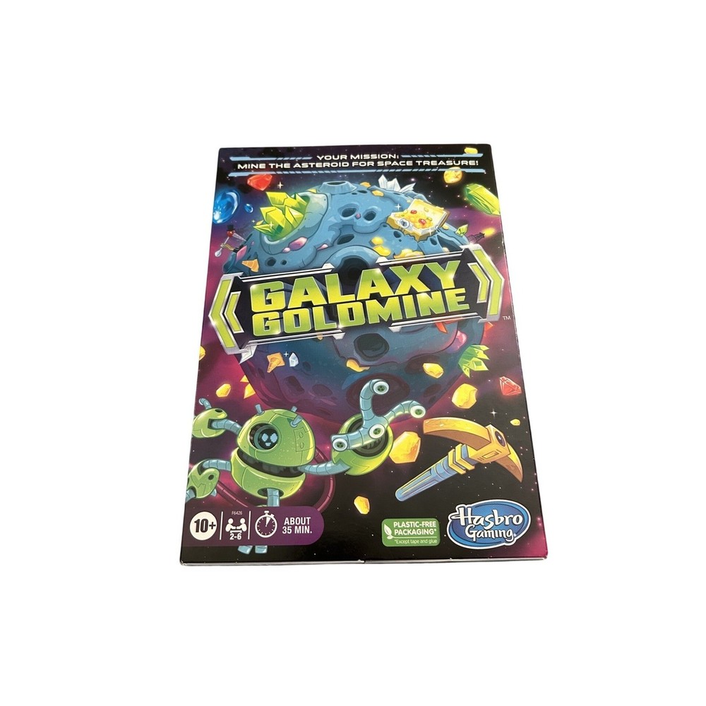 Hasbro Galaxy Goldmine Board Game Unisex OS Purple Excellent Space Strategy