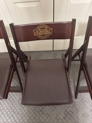 Scrabble Collector’s Edition 1991 Franklin Mint Folding Chairs 1 Of 4