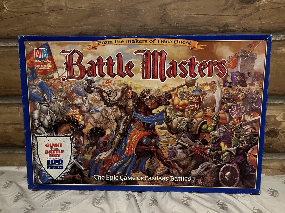 1992 Milton Bradley Battle Masters The Epic Game Of Fantasy Battles – Incomplete