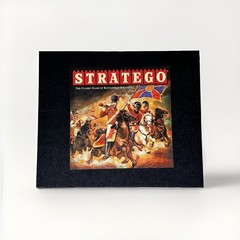 Stratego Nostalgia Edition Wooden Box Board Game Vintage Style Complete MB 2002