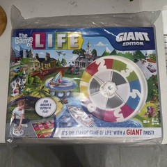 The Game of Life Giant Edition Family Board Game Big Oversized Indoor Outdoor