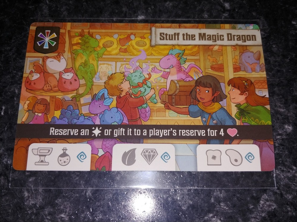 Flamecraft Stuff the Magic Dragon Toy Shop Promo Cardboard Alchemy – Rare!